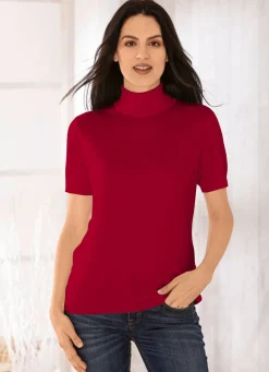 Damen Mona Pullover|Basics<Pullover in edel glänzender Qualität
