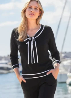 Damen Mona Pullover<Pullover in Feinstrick