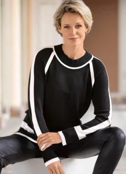 Damen Mona Pullover<Pullover in Feinstrick