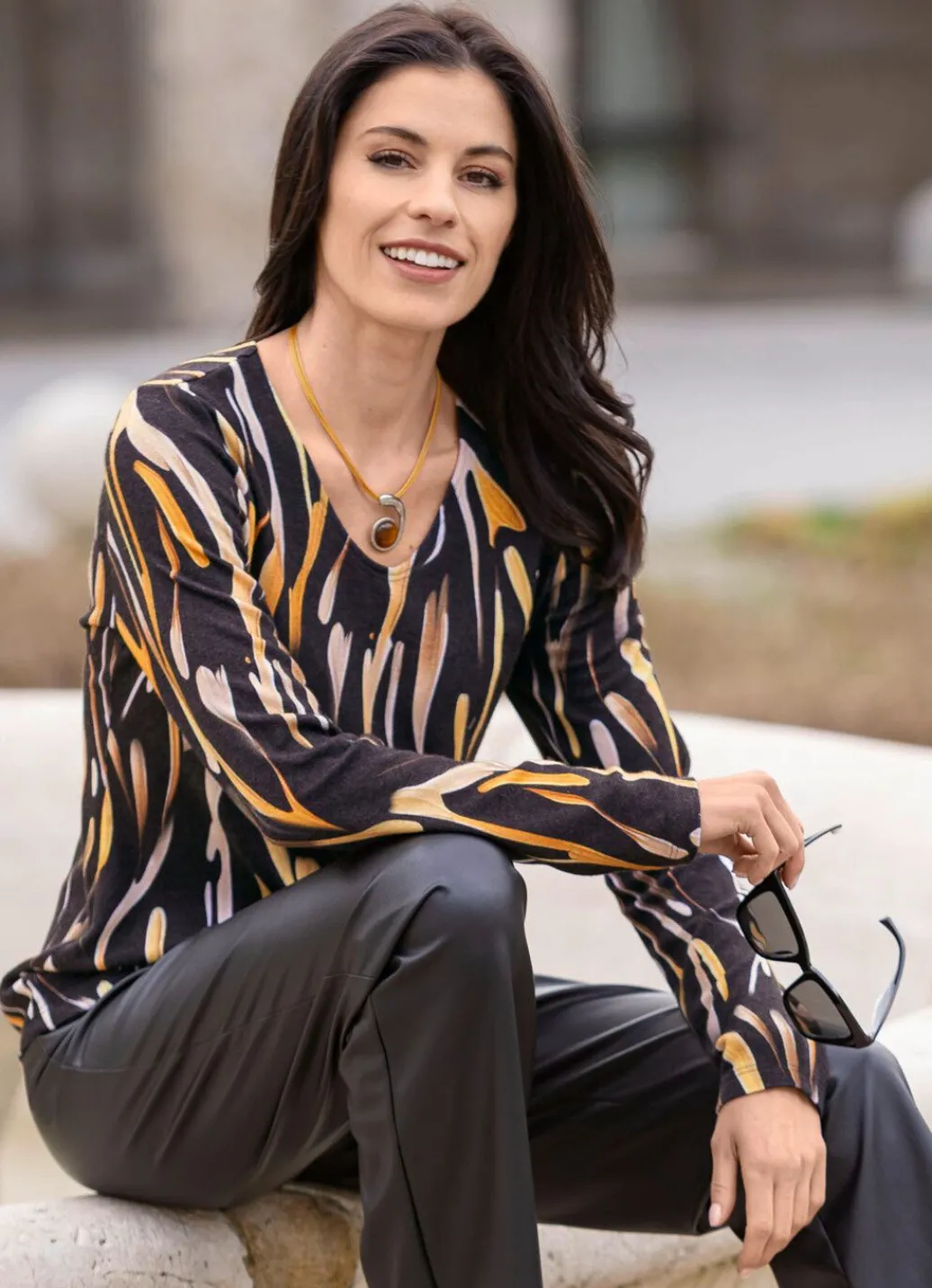 Damen Mona Pullover<Pullover in Feinstrick