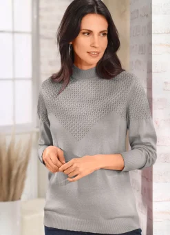 Damen Mona Pullover|Basics<Pullover in Feinstrick
