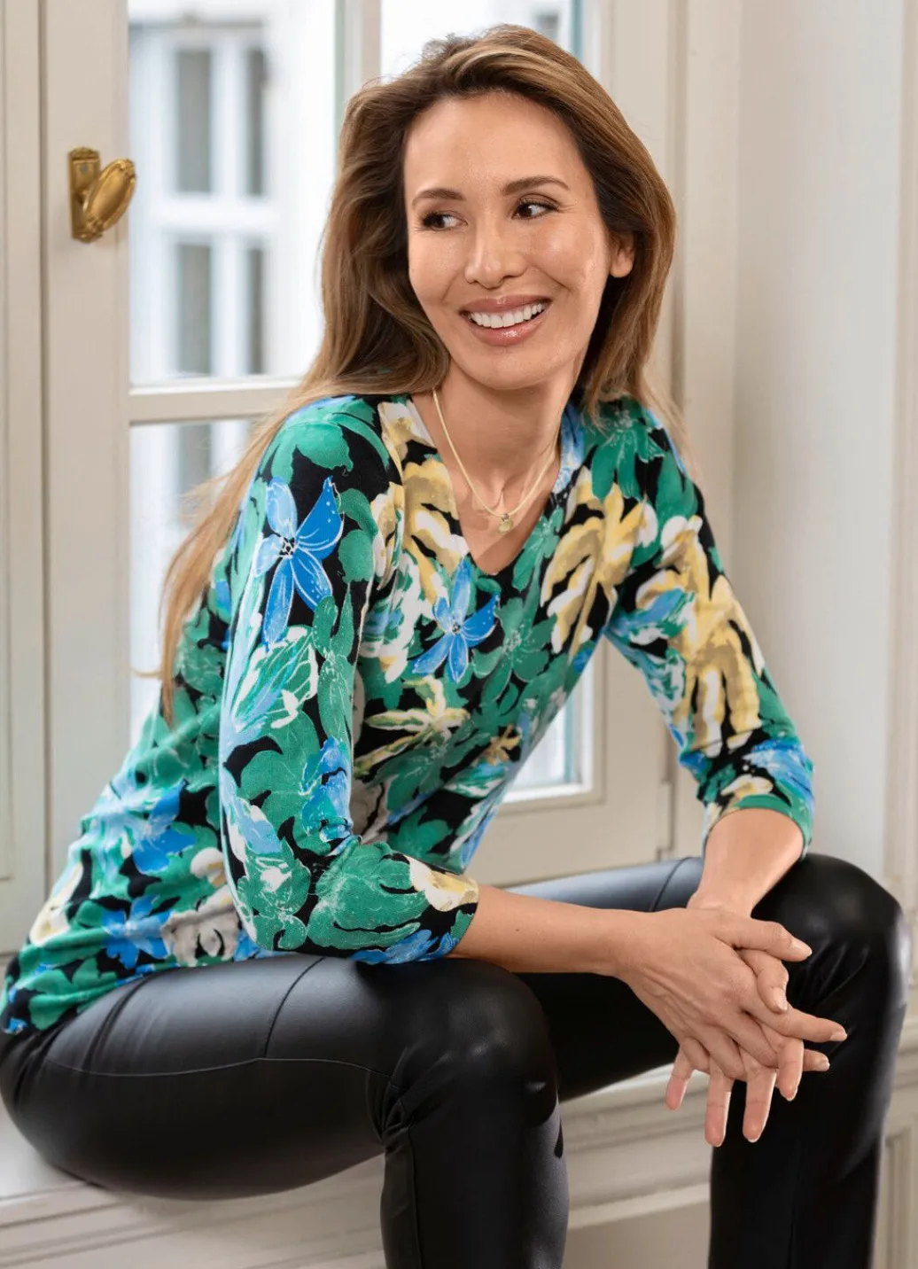 Damen Mona Abendmode|Pullover<Pullover in Feinstrick