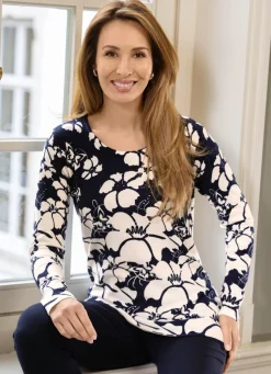 Damen Mona Abendmode|Pullover<Pullover in Feinstrick
