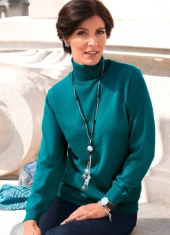 Damen Mona Basics|Pullover<Pullover in Feinstrick