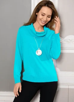 Damen Mona Basics|Pullover<Pullover in Feinstrick mit Schurwolle
