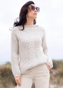 Damen Mona Pullover|Basics<Pullover in flauschig weichem Grobstrick