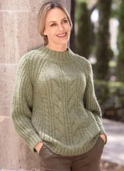 Damen Mona Basics|Pullover<Pullover in flauschig weichem Grobstrick