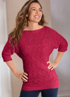 Damen Mona Pullover|Basics<Pullover in Fledermausform