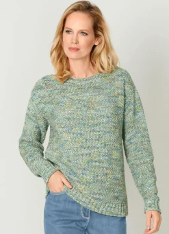 Damen Mona Pullover<Pullover in Garnmix