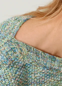 Damen Mona Pullover<Pullover in Garnmix