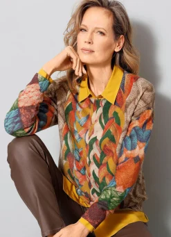 Damen Mona Pullover<Pullover in Grafikdessin