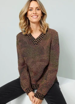 Damen Mona Pullover<Pullover in Grobstrick