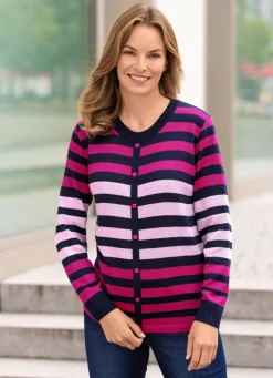 Damen Mona Pullover<Pullover in Jackenoptik
