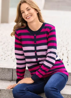 Damen Mona Pullover<Pullover in Jackenoptik