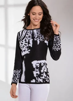Damen Mona Pullover<Pullover in Jacquard-Dessin