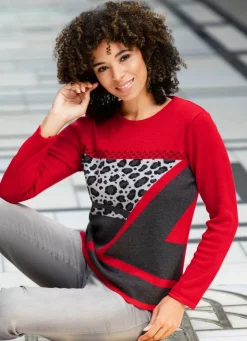 Damen Mona Pullover<Pullover in Jacquard-Dessin