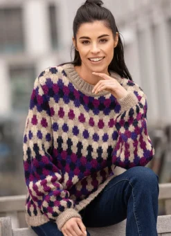 Damen Mona Pullover<Pullover in Jacquard-Dessin