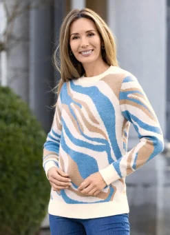 Damen Mona Pullover<Pullover in Jacquard-Dessin
