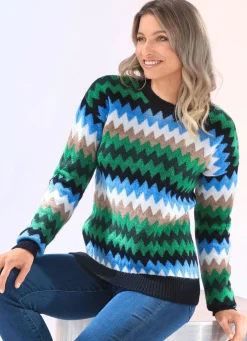 Damen Mona Pullover<Pullover in Jacquard-Dessin