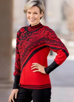 Damen Mona Pullover<Pullover in Jacquard-Dessin