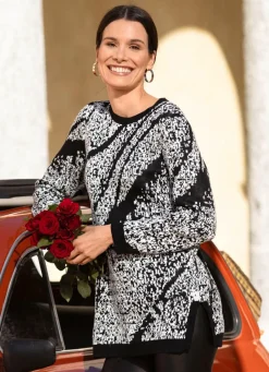 Damen Mona Pullover<Pullover in Jacquard-Dessin