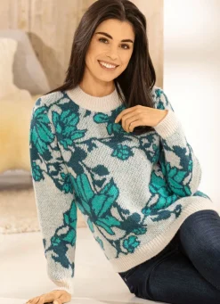 Damen Mona Pullover<Pullover in Jacquard-Dessin