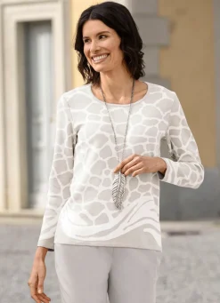 Damen Mona Pullover<Pullover in Jacquard-Dessin