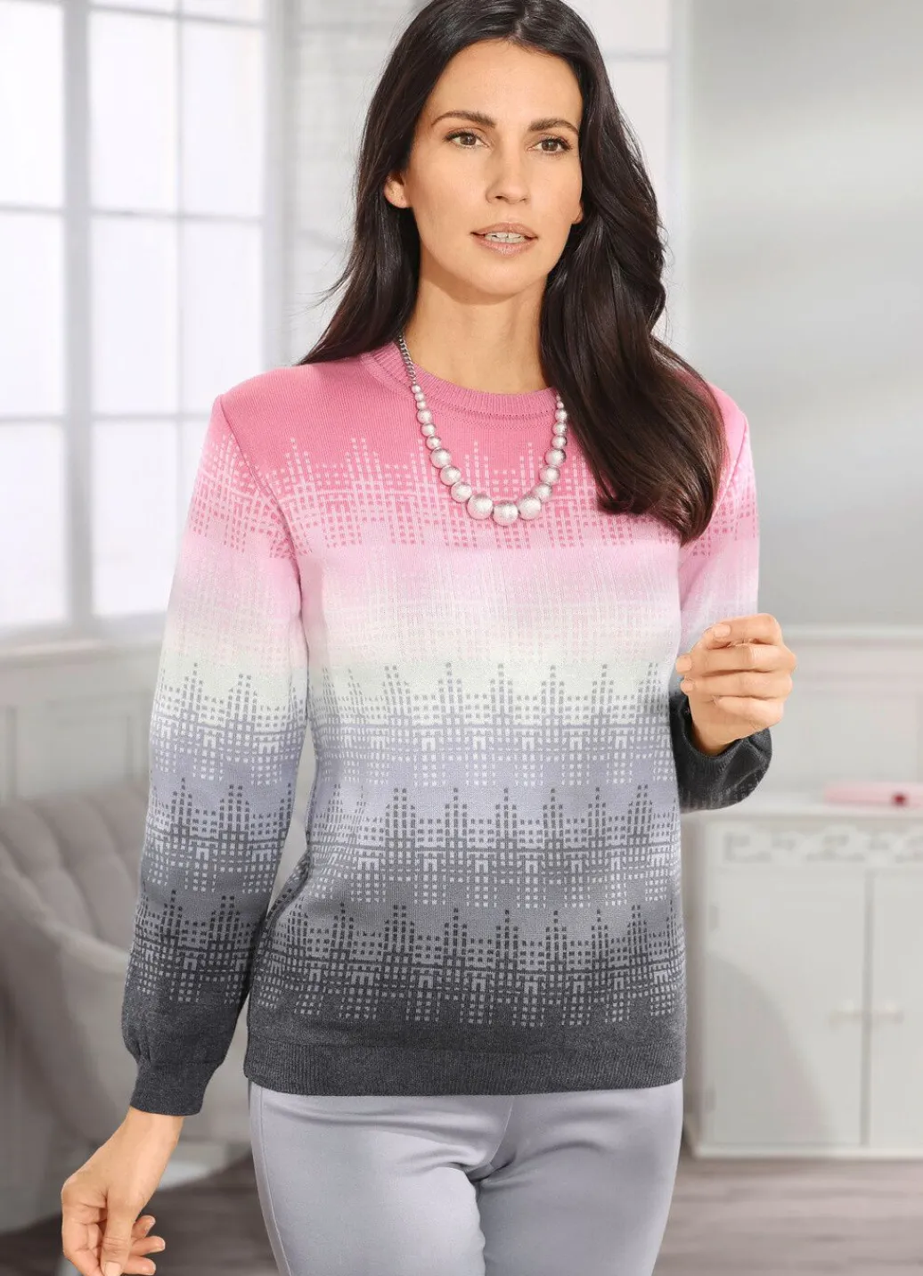 Damen Mona Pullover<Pullover in Jacquard-Dessin