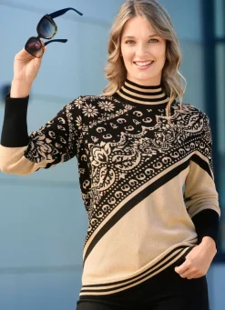 Damen Mona Pullover<Pullover in Jacquard-Dessin