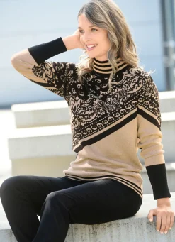 Damen Mona Pullover<Pullover in Jacquard-Dessin