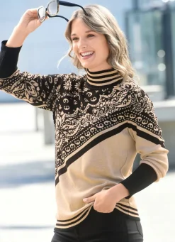 Damen Mona Pullover<Pullover in Jacquard-Dessin