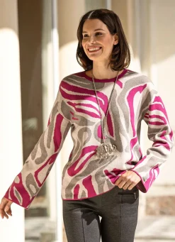 Damen Mona Pullover<Pullover in Jacquard-Dessin