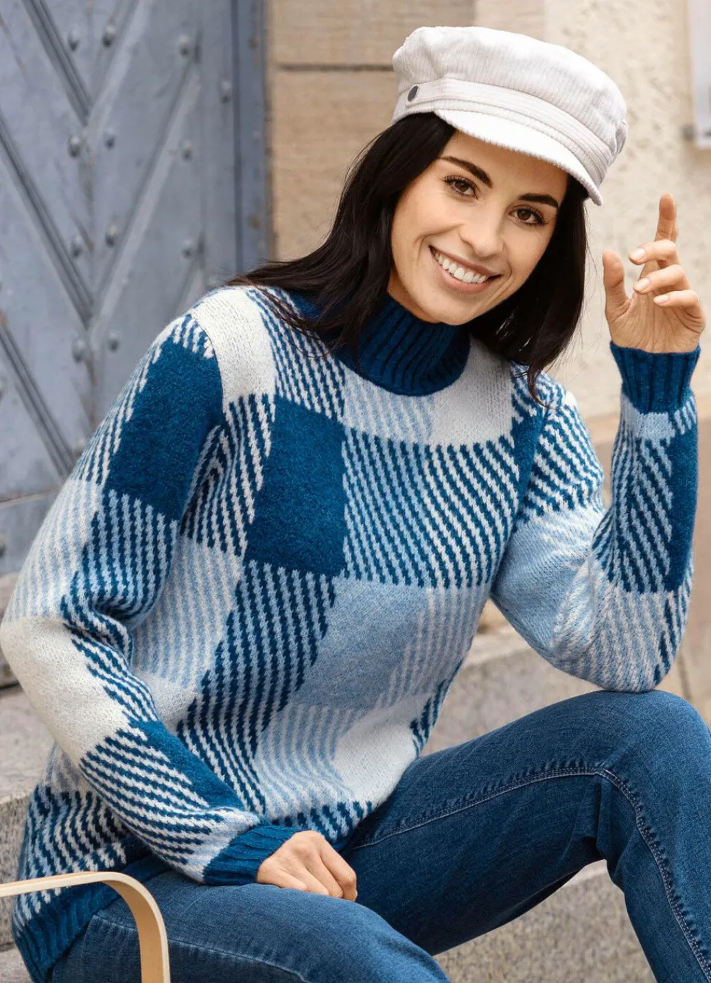 Damen Mona Pullover<Pullover in Jacquard-Dessin