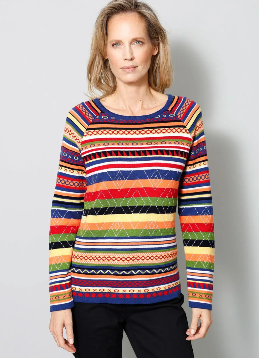 Damen Mona Pullover<Pullover in Jacquard-Dessin