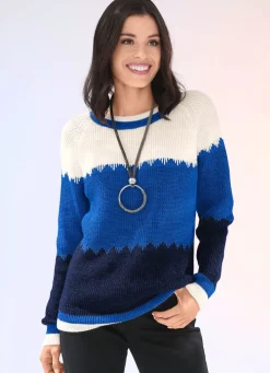Damen Mona Pullover<Pullover in Perlfang