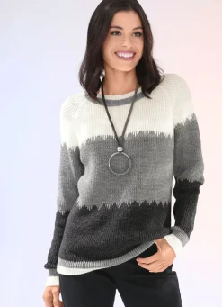 Damen Mona Pullover<Pullover in Perlfang