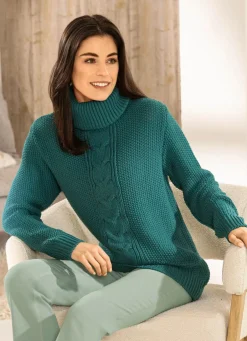 Damen Mona Pullover|Basics<Pullover in Reiskornstrick