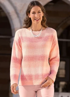 Damen Mona Pullover<Pullover in Reiskornstrick