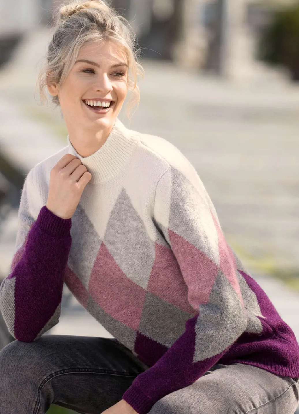 Damen Mona Pullover<Pullover in sehr flauschiger Qualität