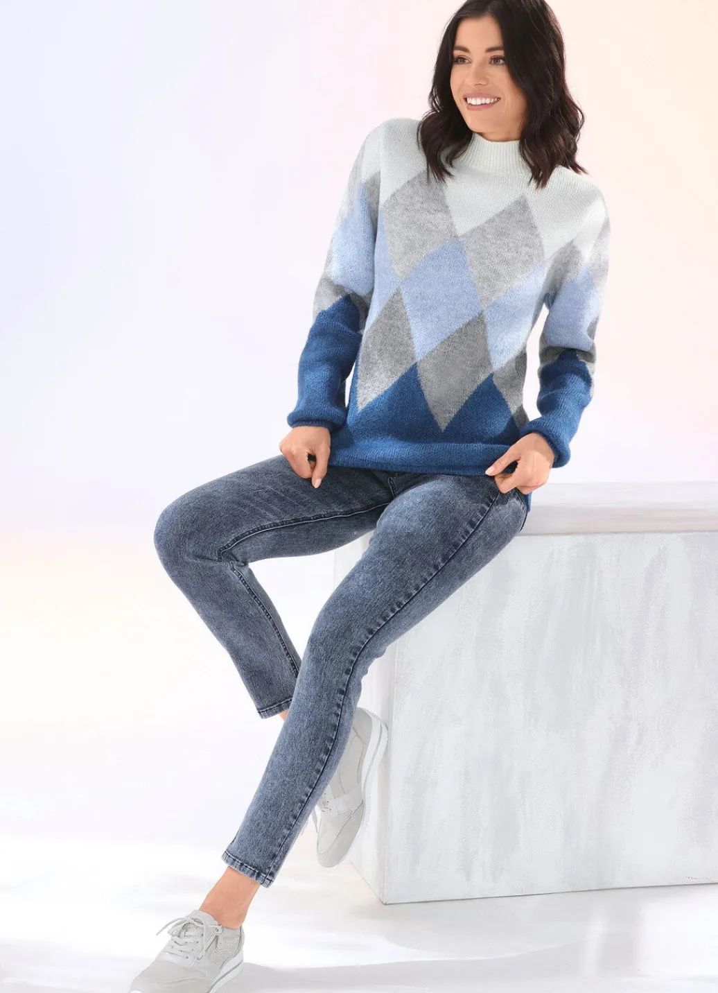 Damen Mona Pullover<Pullover in sehr flauschiger Qualität