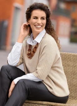 Damen Mona Basics|Pullover<Pullover in sehr weicher Qualität