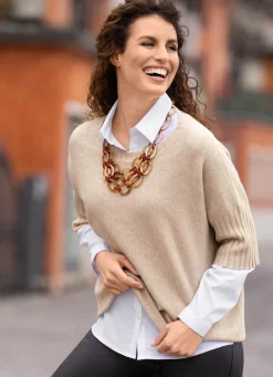 Damen Mona Basics|Pullover<Pullover in sehr weicher Qualität