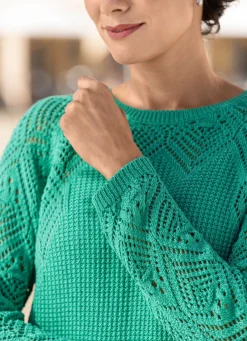 Damen Mona Pullover|Basics<Pullover in Strickmix