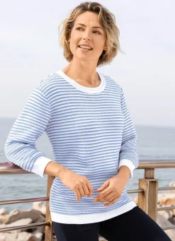 Damen Mona Pullover<Pullover in Strickmix