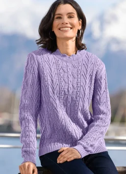 Damen Mona Pullover|Basics<Pullover in Strukturmix
