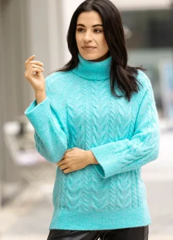 Damen Mona Pullover|Basics<Pullover in Strukturmix