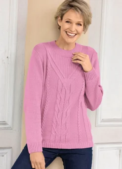 Damen Mona Pullover<Pullover in Strukturmustermix