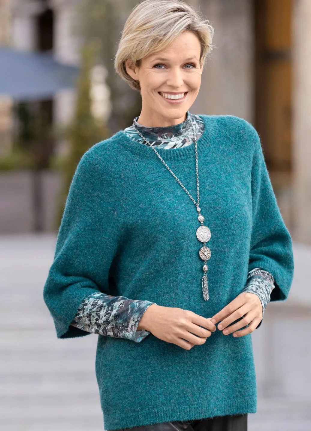 Damen Mona Basics|Pullover<Pullover in superflauschiger Qualität