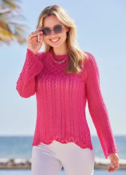 Damen Mona Pullover|Basics<Pullover in tollem Mustermix
