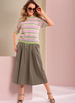 Damen Mona Pullover<Pullover in tollem Streifendessin
